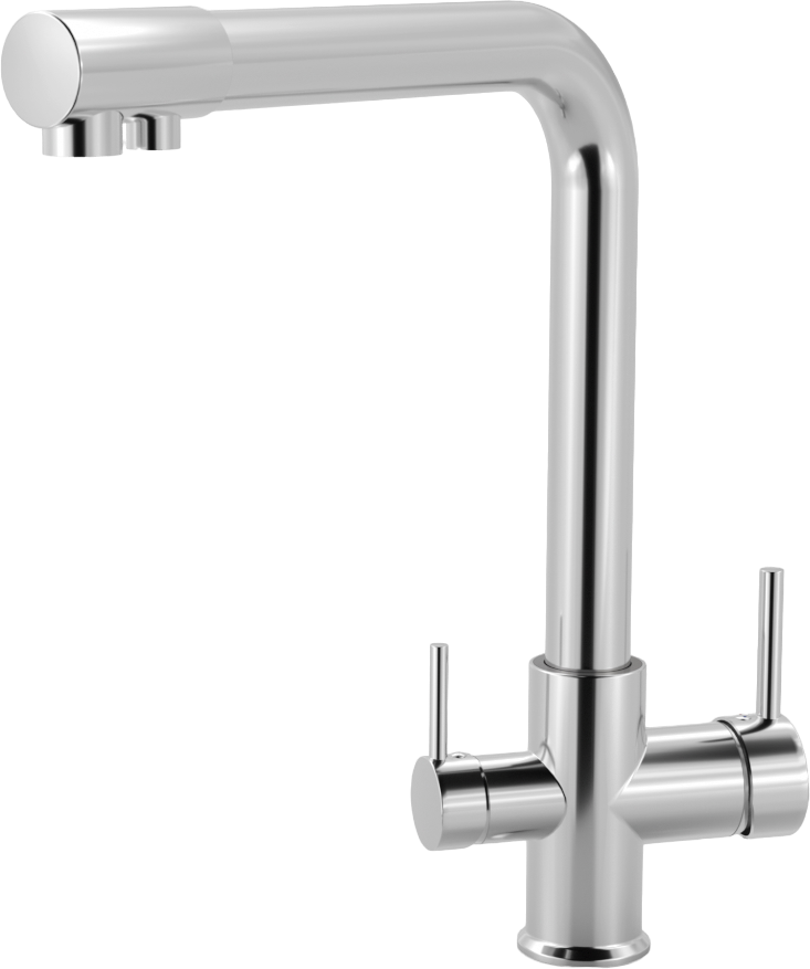 Смеситель для кухни хром Mega Life MG-TK05 с фильтром для воды "Кристалл" ECO H Pro - изображение 9