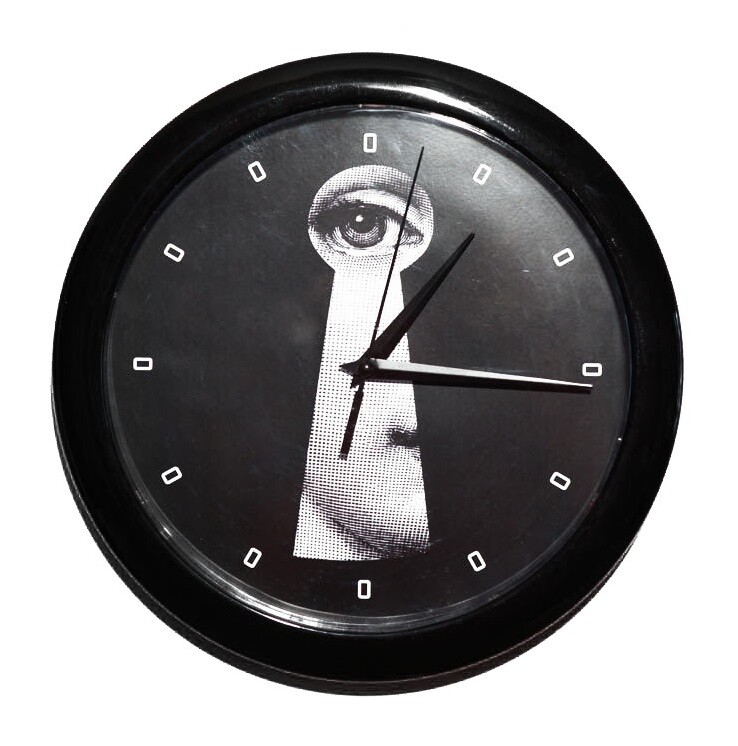 Настенные часы с портретом Лины Пьеро Форназетти Keyhole