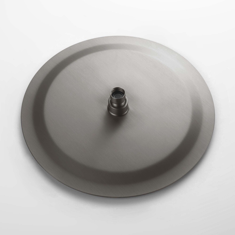 Лейка для верхнего душа круглая 30 см черный хром Aquatek AQ2075BGM - изображение 6