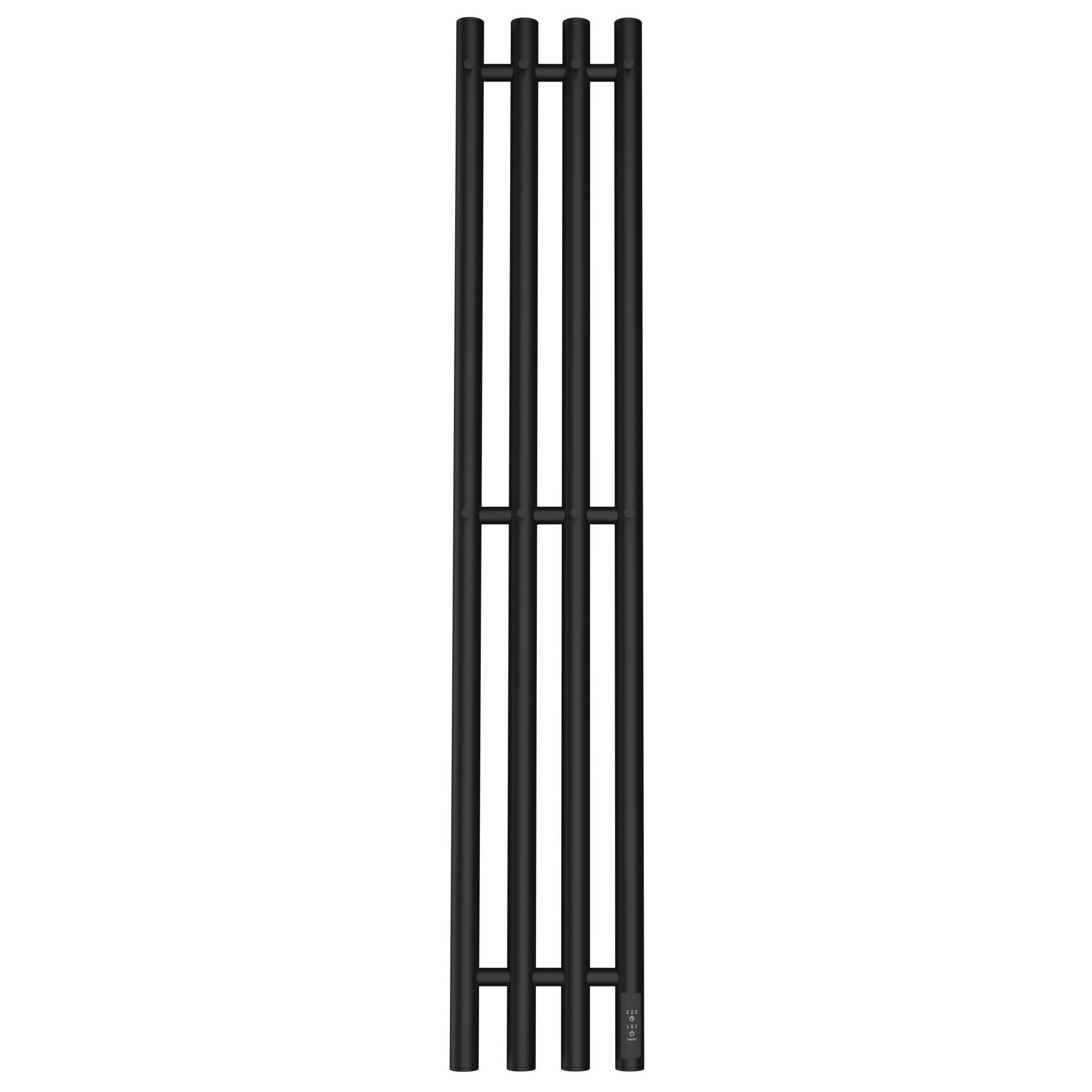 Полотенцесушитель электрический 120х18 см графит Point &quot;Деметра П3&quot; PN12832B