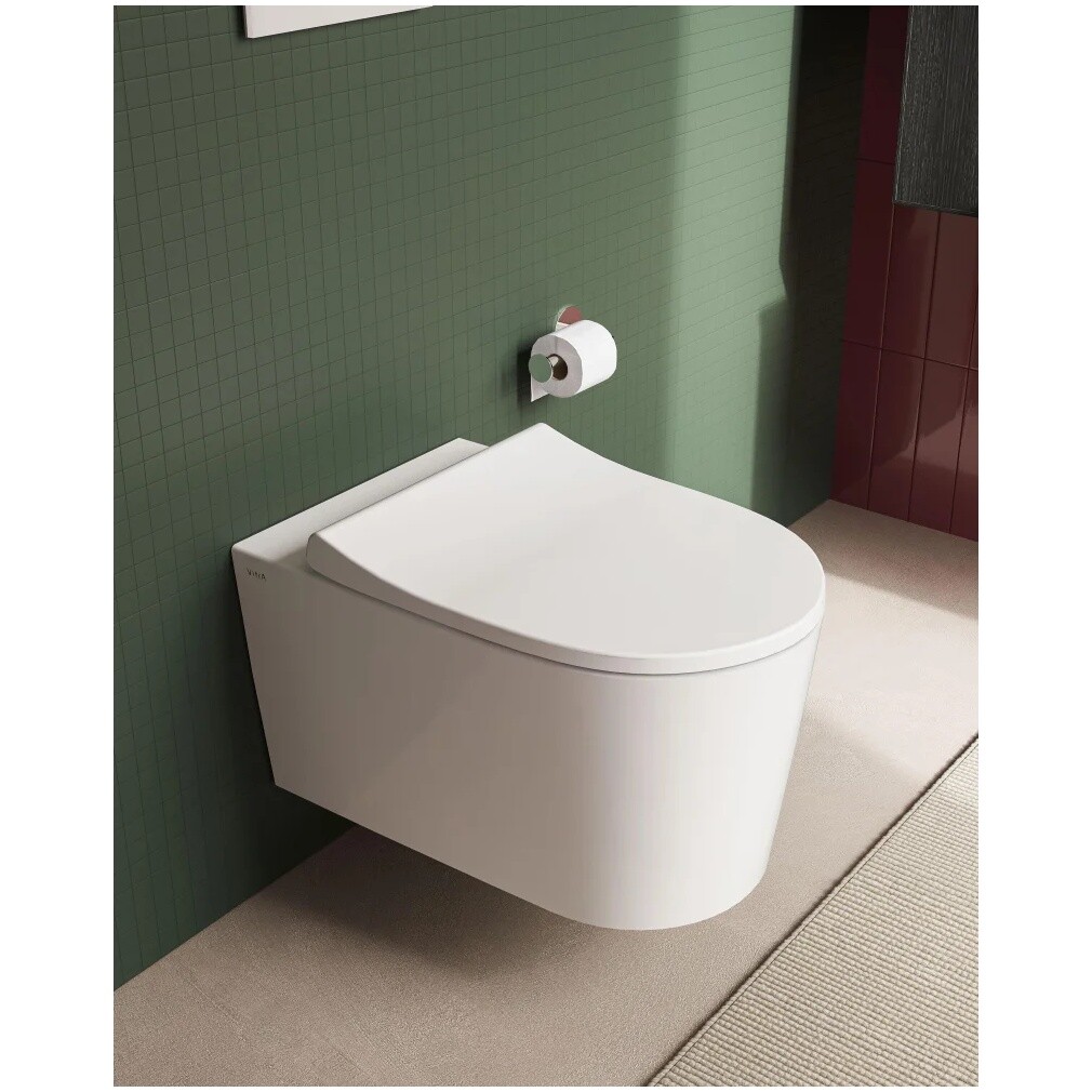 Унитаз подвесной безободковый белый VitrA Nest QuantumFlush 7870B403-0075 - изображение 11