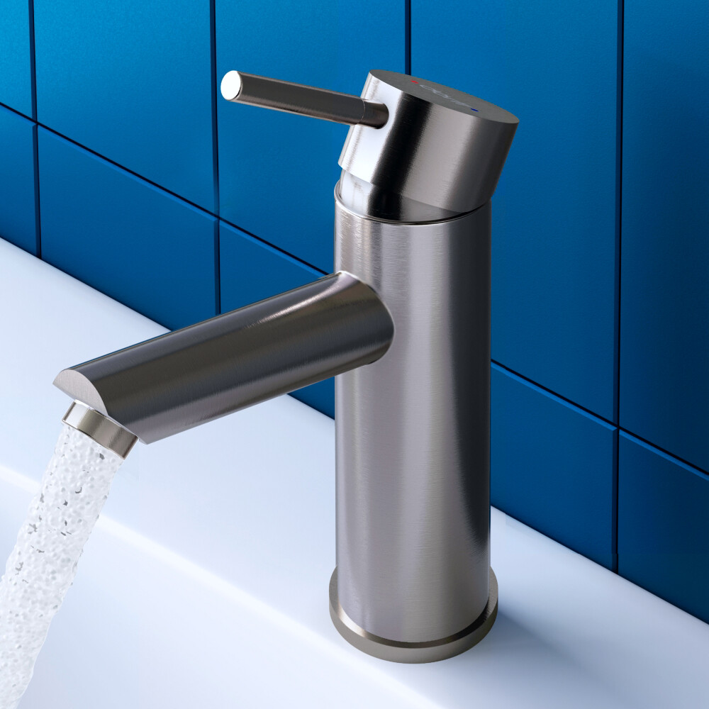 Смеситель для раковины однорычажный сталь Diwo "Казань" DW-KAZ-02-000 - изображение 4