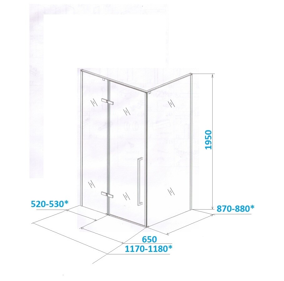Душевой уголок прямоугольный 90х120 см белый матовый Cerutti SPA C1AW - изображение 7