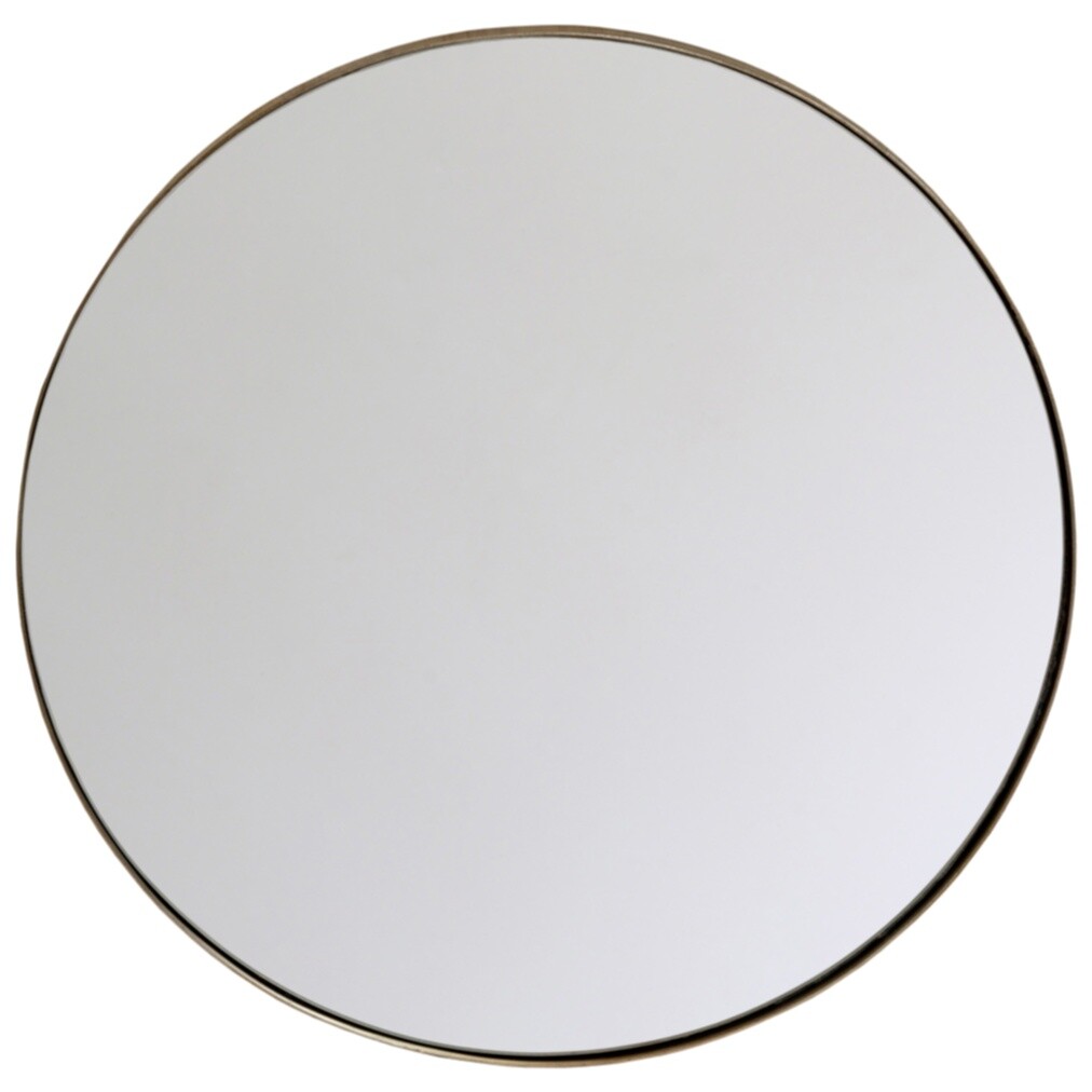Зеркало настенное круглое 50 см матовый черный «Бларни»