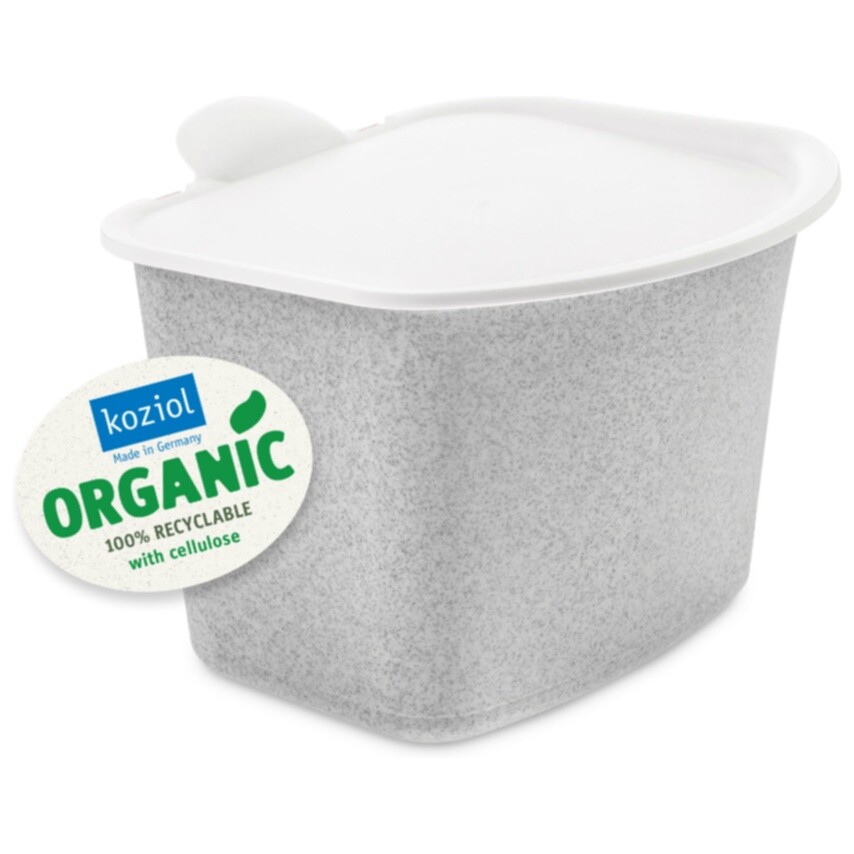Контейнер для пищевых отходов серый Bibo Organic