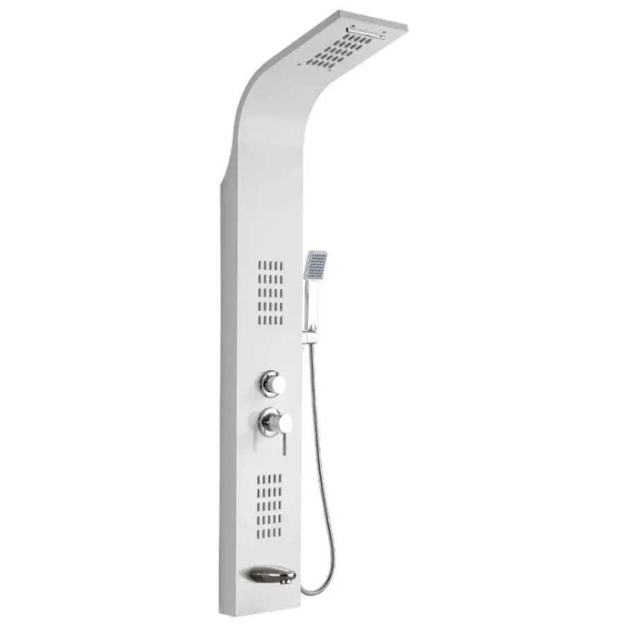 Душевая панель с гидромассажем 150х22 см белая Cerutti SPA Virginia W CT9990