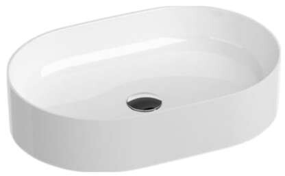 Раковина накладная керамическая овальная 37х55 см белая Ravak Ceramic Slim O XJX01155001