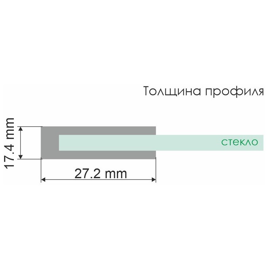 Душевая перегородка 200х120 см прозрачная, черная Wasserkraft Glan 66W40 - изображение 4
