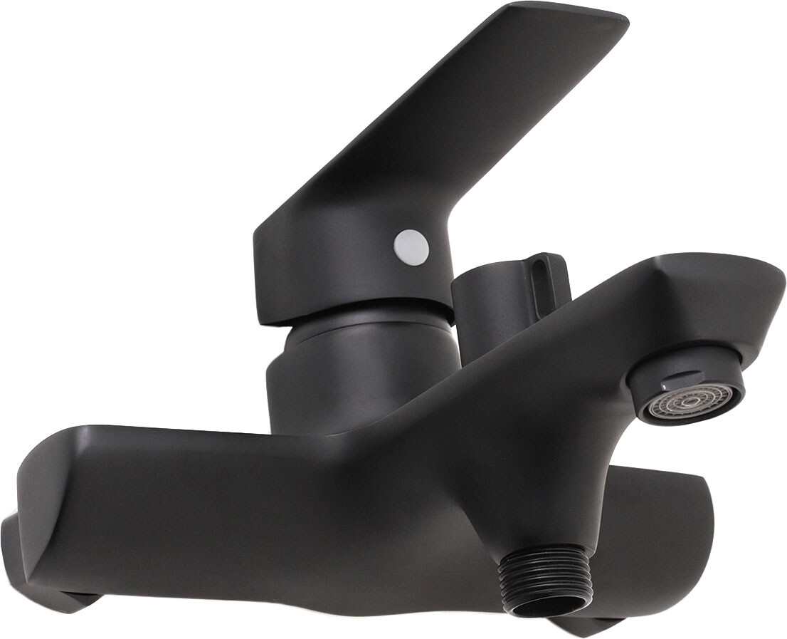 Смеситель для ванны черный Stworki "Берген" BER-02b - изображение 4