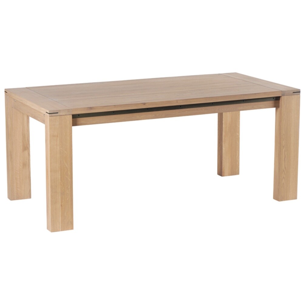 Обеденный стол деревянный квадратный 140 см дуб Cuneo