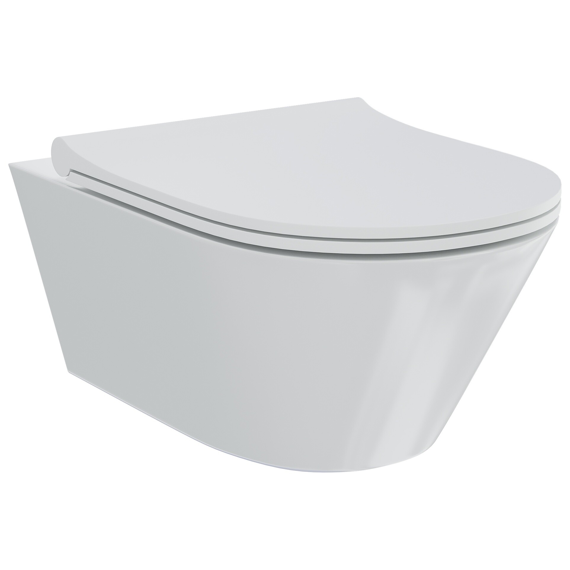 Унитаз подвесной безободковый белый Creto Logan L3 1003-001-L3W