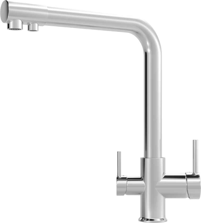 Смеситель для кухни хром Mega Life MG-TK05 с фильтром "Кристалл" ECO Pro 212503 - изображение 9