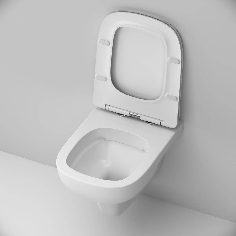 Унитаз белый Stworki "Берген" HCBRG1700SC с инсталляцией ProLT 0026-2020 и черной кнопкой 0054 - изображение 6