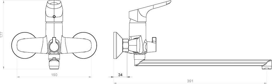 Универсальный смеситель хром Stworki "Малвик" HFMA95000 - изображение 6