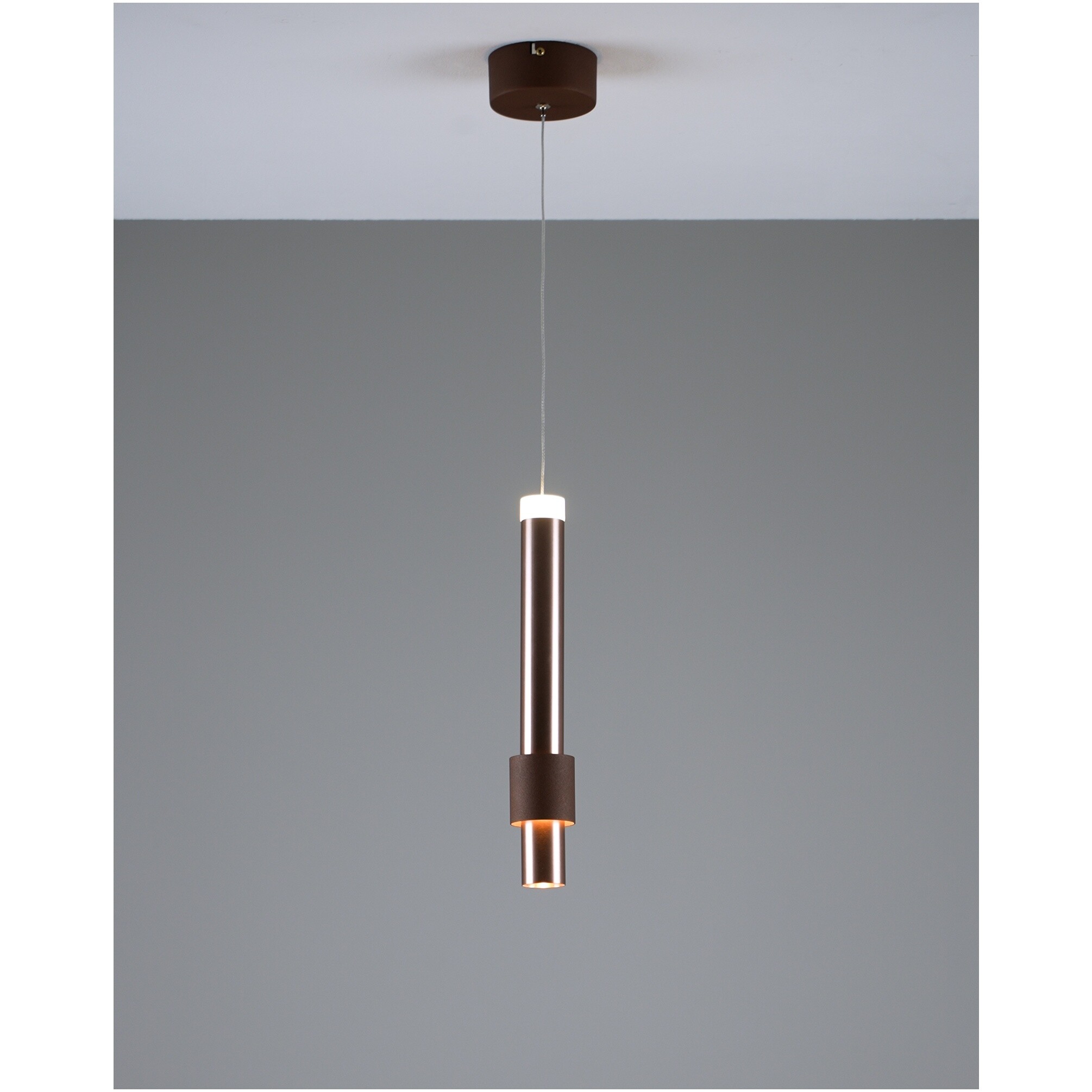 Подвесной светильник светодиодный коричневый Elli V10883-PL