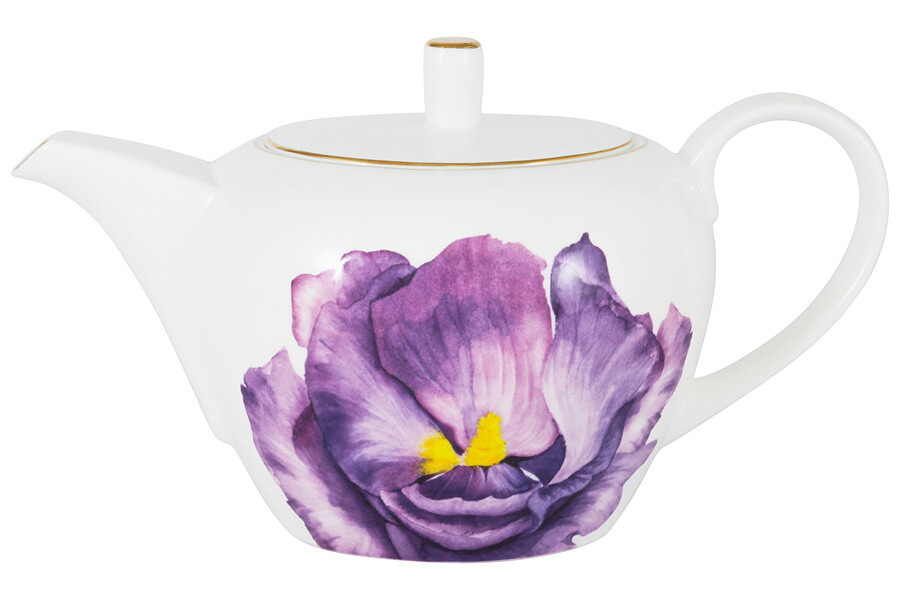 Чайник фарфоровый белый 10 см Iris