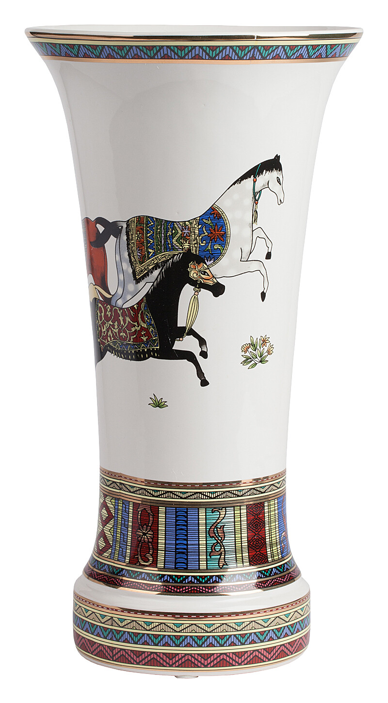 Ваза фарфоровая с рисунком 20 см Antique Large