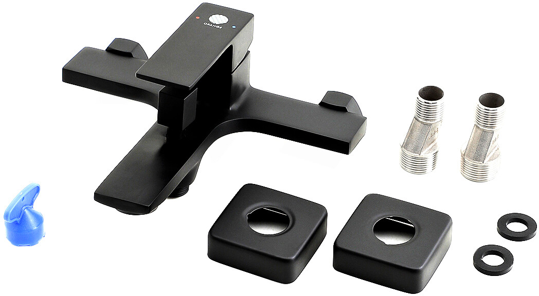 Смеситель для ванны однорычажный черный Stworki "Карлстад" KAS-03b - изображение 6