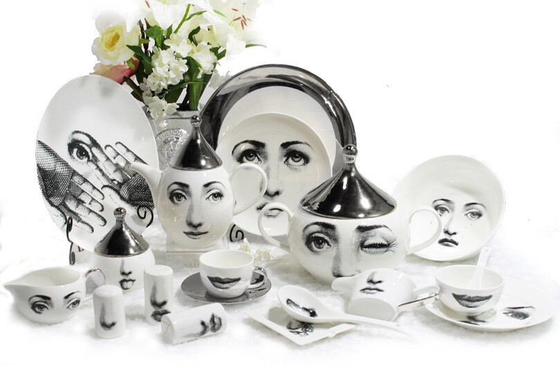 Столовый сервиз Пьеро Форназетти Silver Faces
