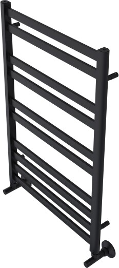 Полотенцесушитель водяной 50х80 см черный муар Aquatek "Сириус П10" AQ DP1080BL - изображение 4