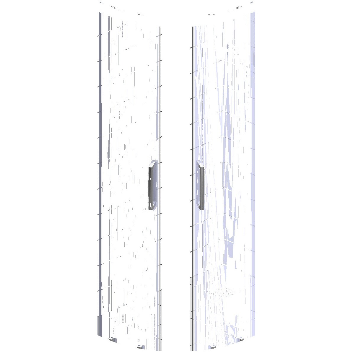 Душевой уголок 110х90 см хром глянец, прозрачное стекло Stworki "Лунд" - изображение 13