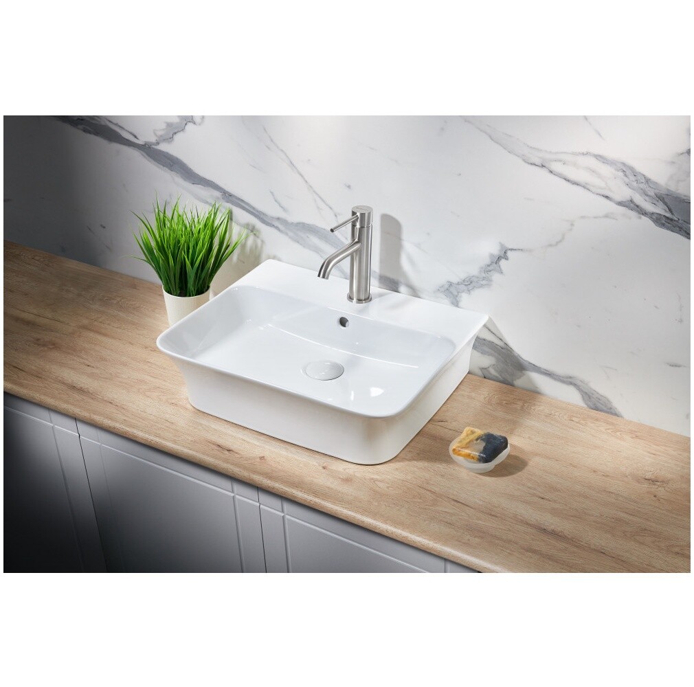 Смеситель для раковины однорычажный сталь Milacio Ultra MCU.550.SS - изображение 4