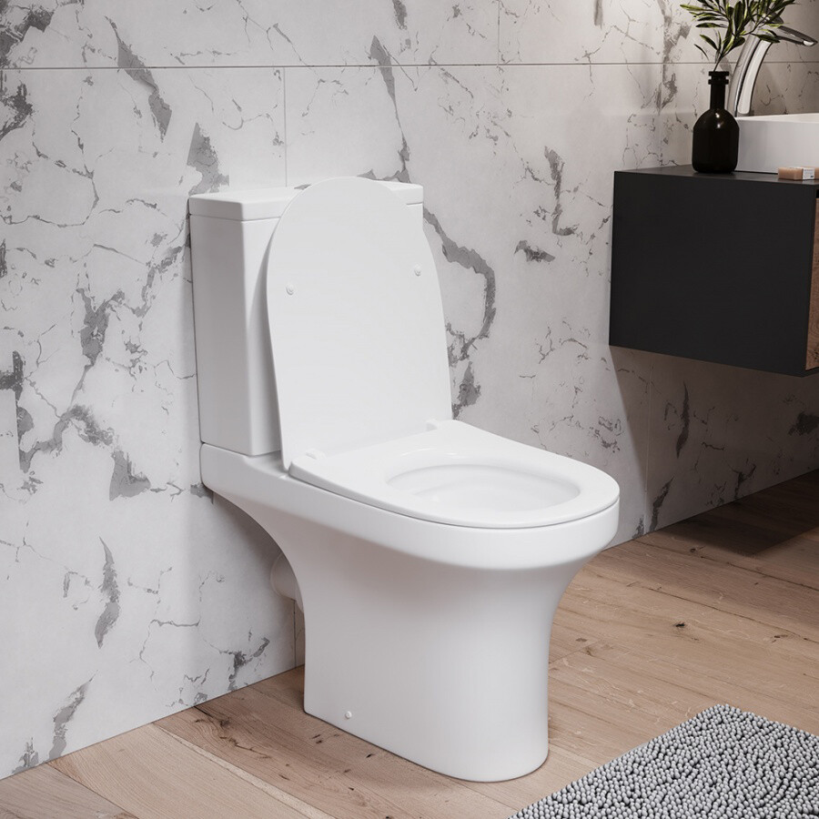 Унитаз напольный безободковый с микролифтом белый Stworki "Лунд" HCLND8600SC - изображение 4