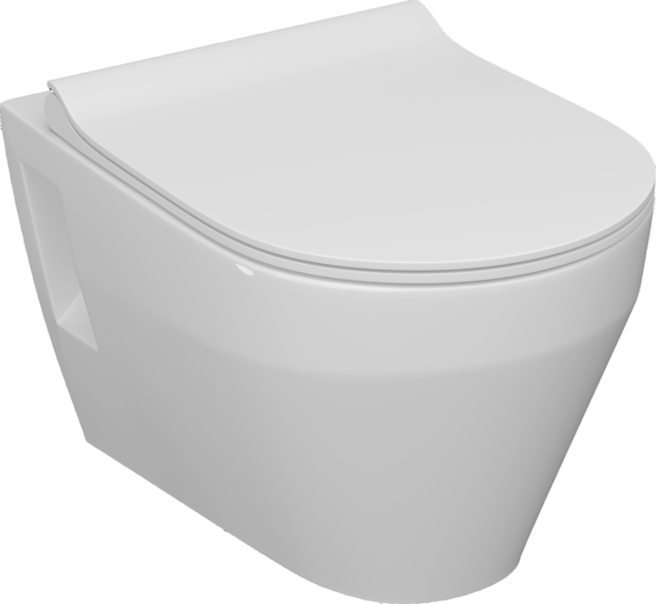 Унитаз подвесной Керамин "Бари" Slim МЛ CDB00022778 с инсталляцией Diwo 4501 и черной кнопкой 7320 - изображение 5