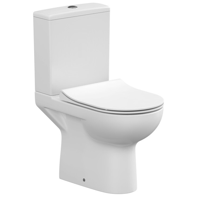 Унитаз напольный безободковый белый Cersanit Street Fusion Clean On S-KO-SFU011-3-5-COn-S-DL-w