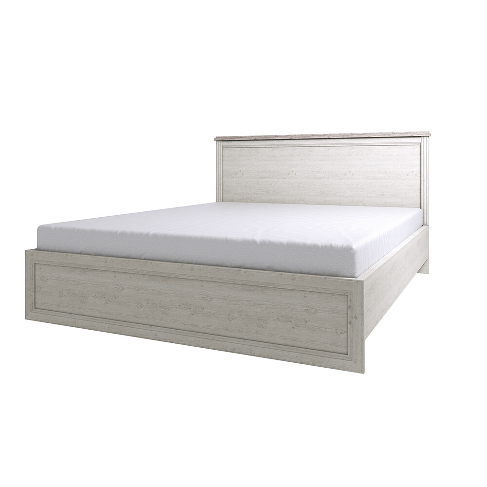 Кровать двуспальная 160х200 см сосна винтаж, дуб анкона Monako