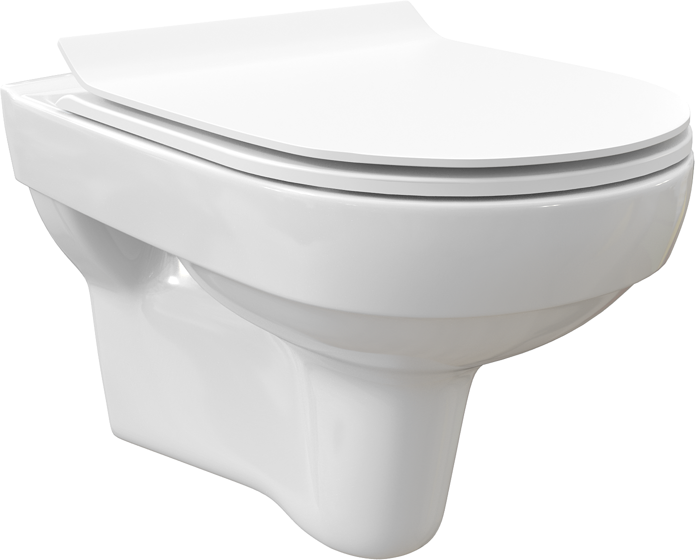 Унитаз подвесной безободковый белый Stworki &quot;Хельсинки&quot; Clean On DPL EO slim 63429
