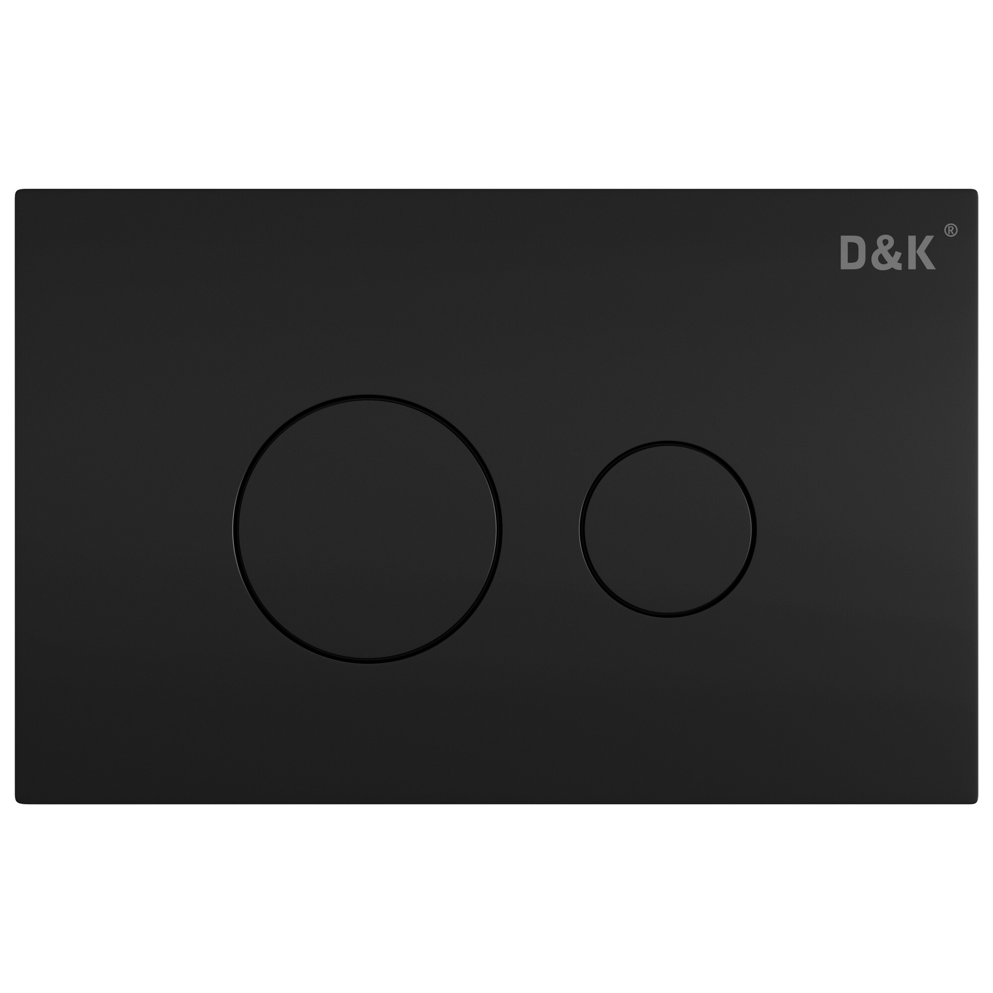 Клавиша смыва механическая черная D&K Venice DB1029025