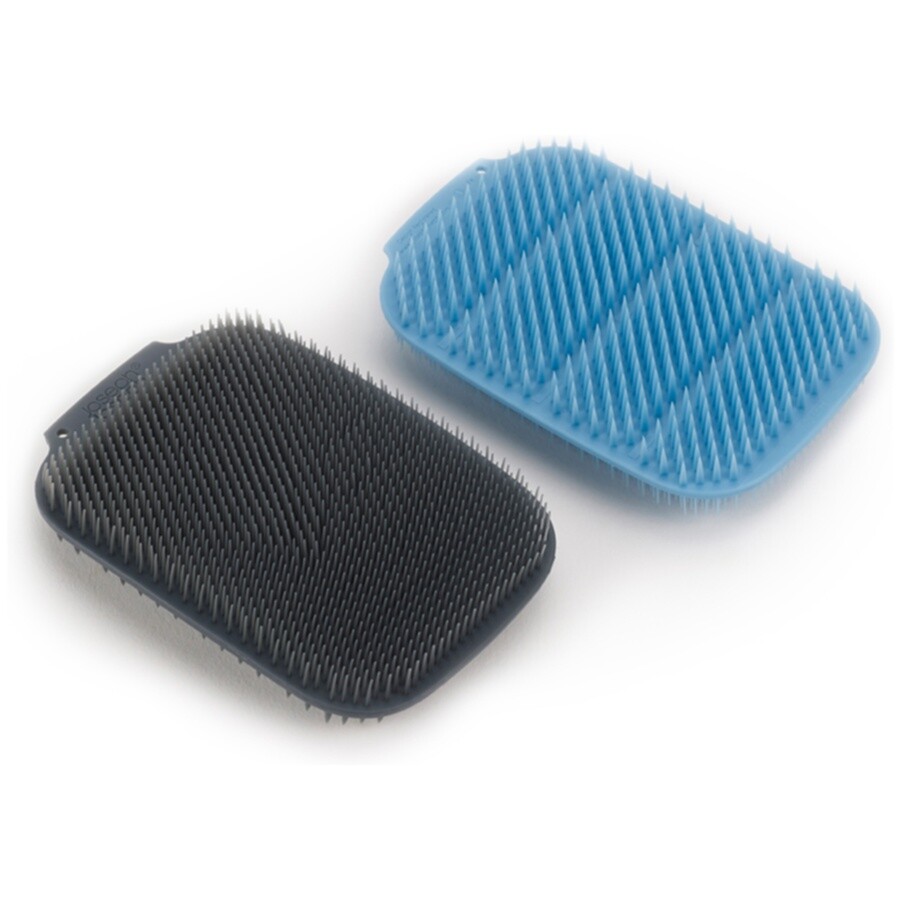 Щетка для мытья посуды синяя и серая 2 штуки Cleantech 