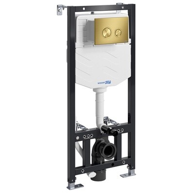 Инсталляция для унитаза с кнопкой Wasserkraft Aller 10TLT.010.ME.MG01