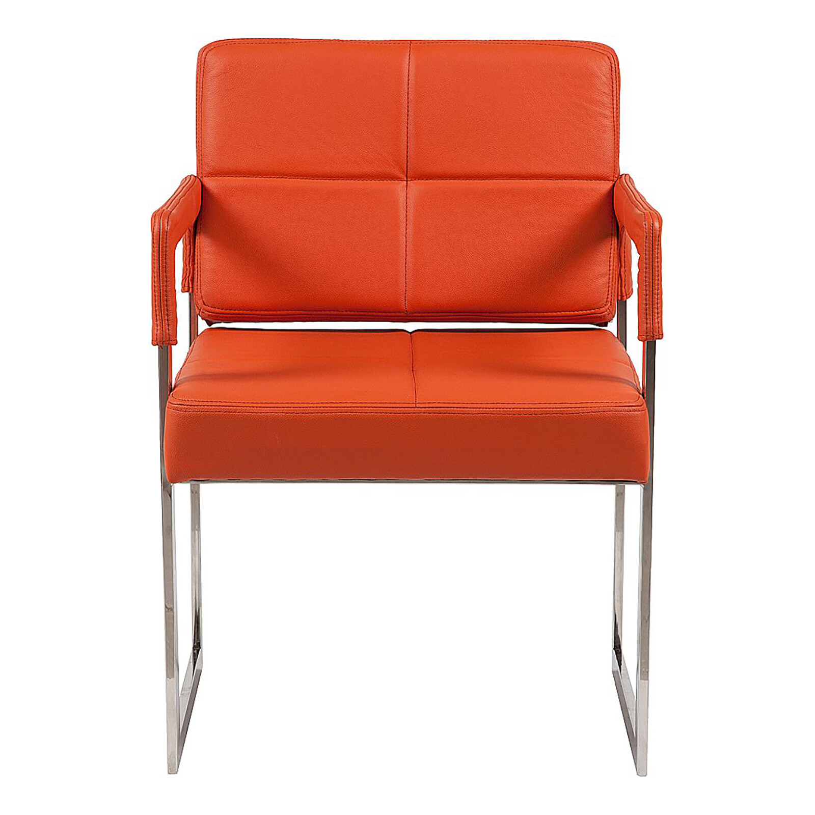 Кресло мягкое оранжевое Aster Chair