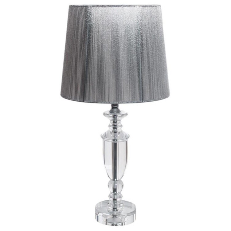 Лампа настольная Diva серебряный плафон 38х10х10 см X381612