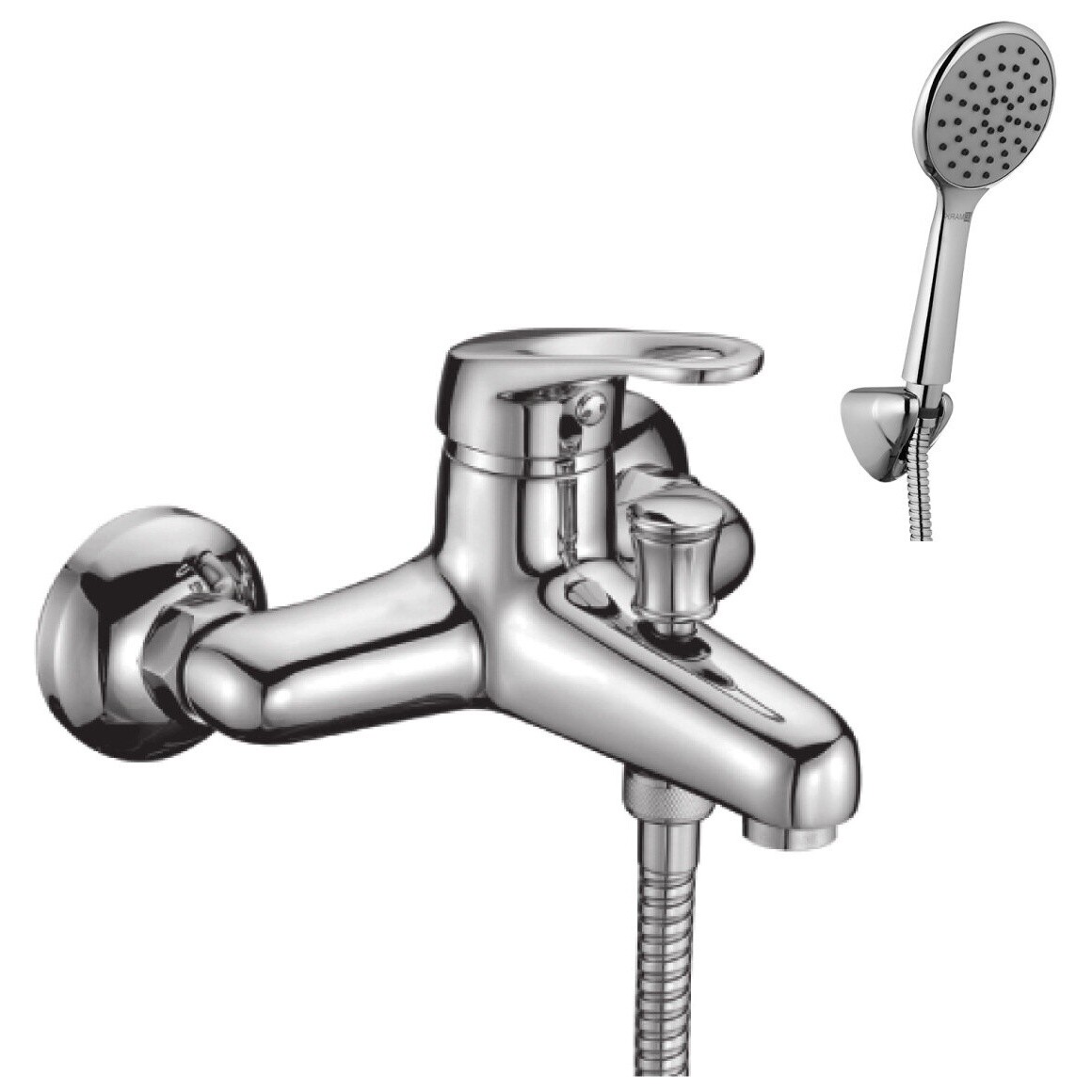 Смеситель для ванны хром Lemark Omega LM3102C