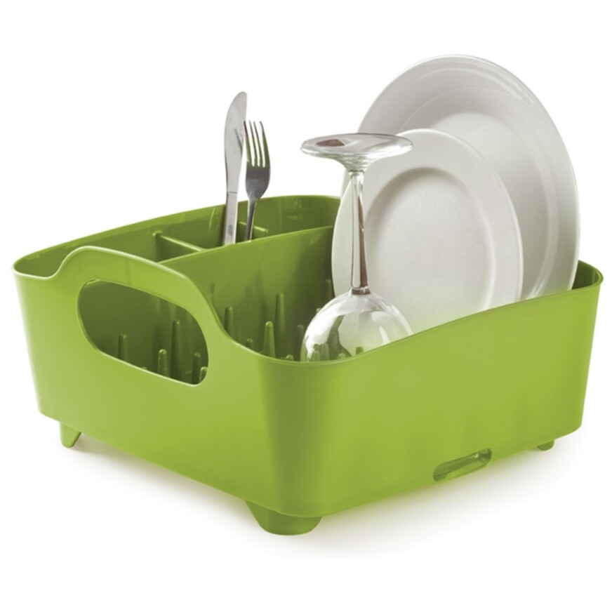 Сушилка для посуды зеленая Tub 
