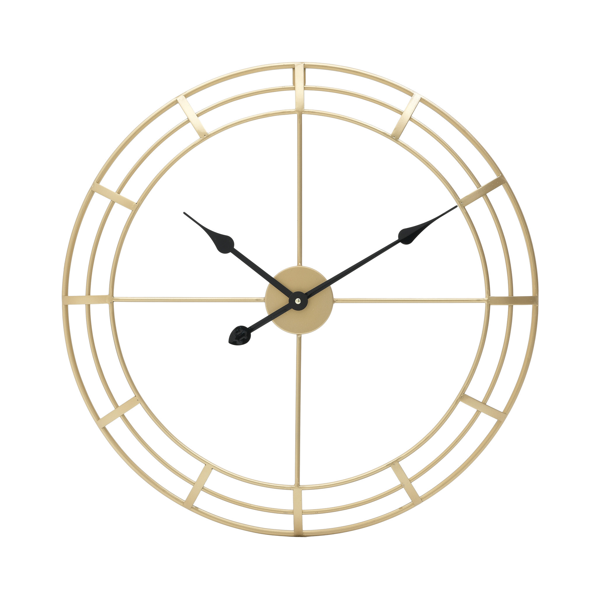 Часы настенные золотые 60 см