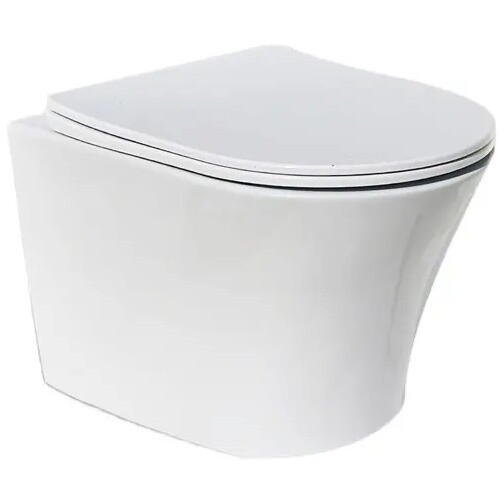Унитаз подвесной безободковый белый Cerutti SPA Adige Aria CT7837