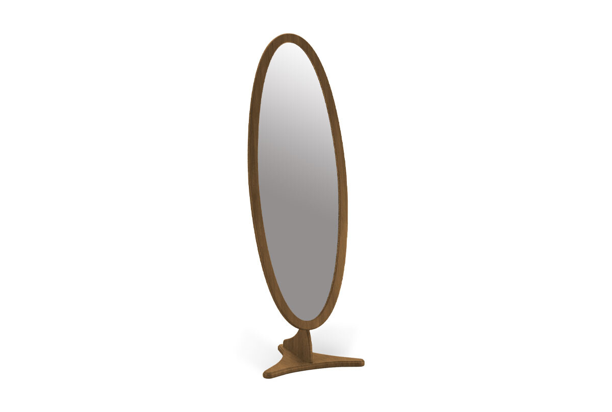 Зеркало овальное напольное классик Fleuron