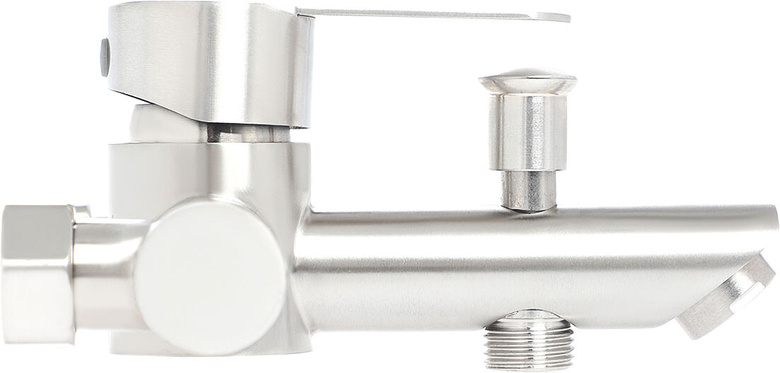 Смеситель для ванны однорычажный никель Stworki "Тронхейм" TR-08ni - изображение 4