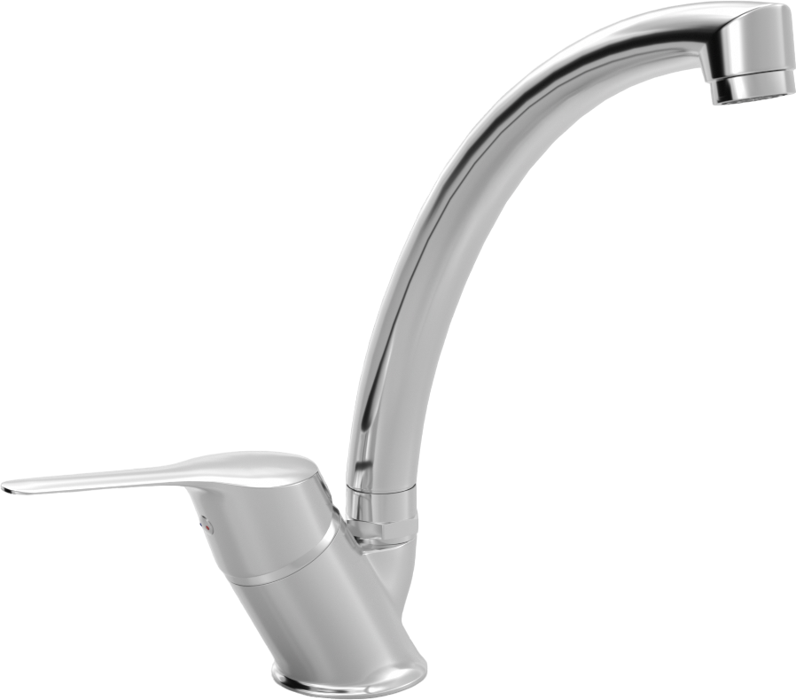 Мойка кухонная черная Domaci "Бьелла" DMC-76 со смесителем Mega MG-BMK016 - изображение 10