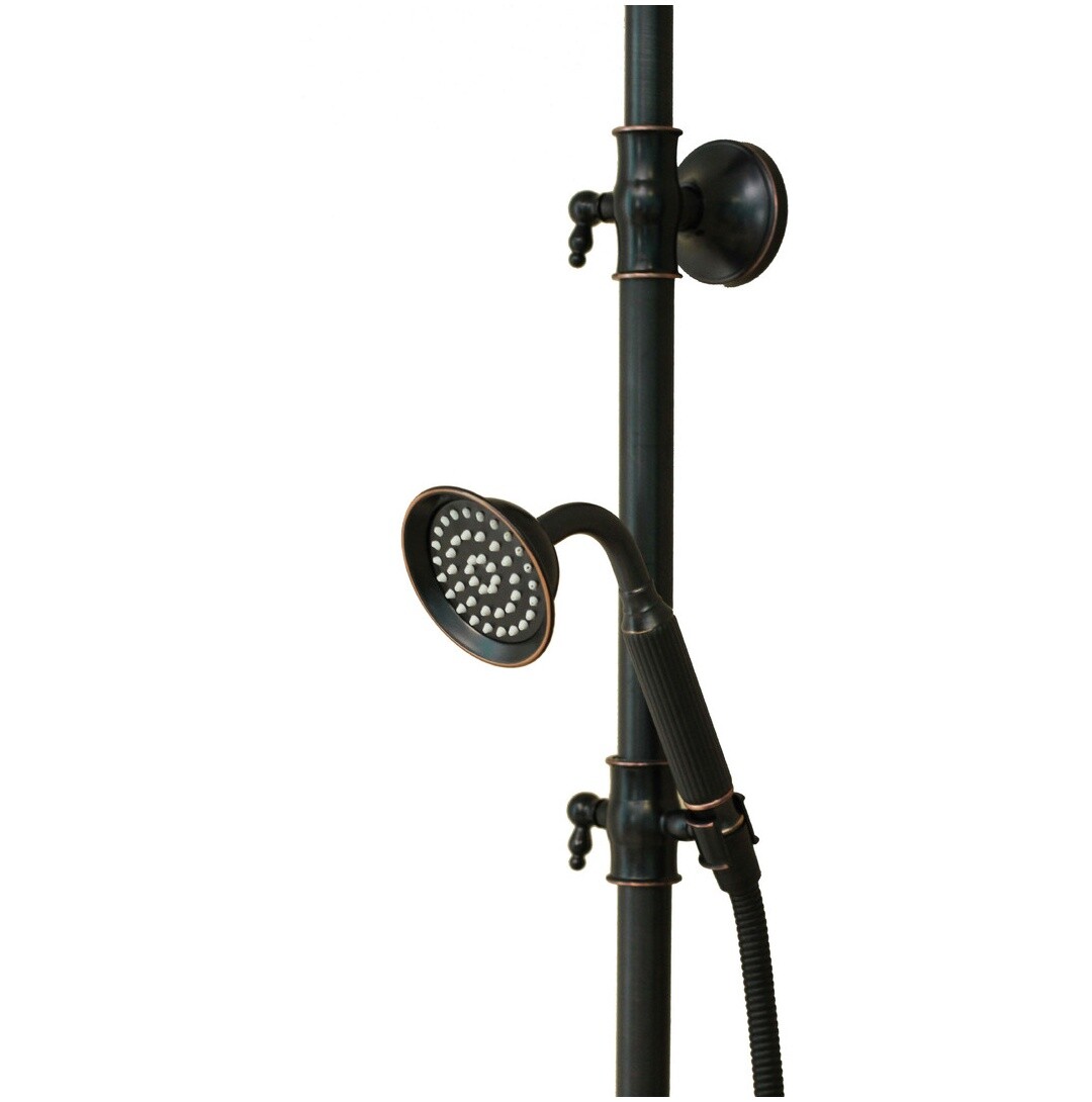 Душевая стойка с верхним душем и смесителем черная Boch Mann Diva BM7224 - изображение 14