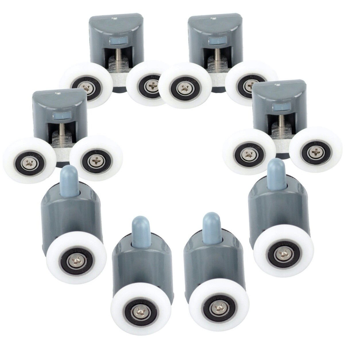 Душевой уголок четверть круга 90х90 см хром Diwo "Коломна" KL01-090MCR-G - изображение 4