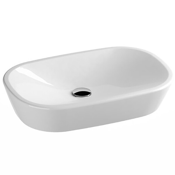 Раковина накладная керамическая прямоугольная 40х60 см белая Ravak Ceramic 600 O