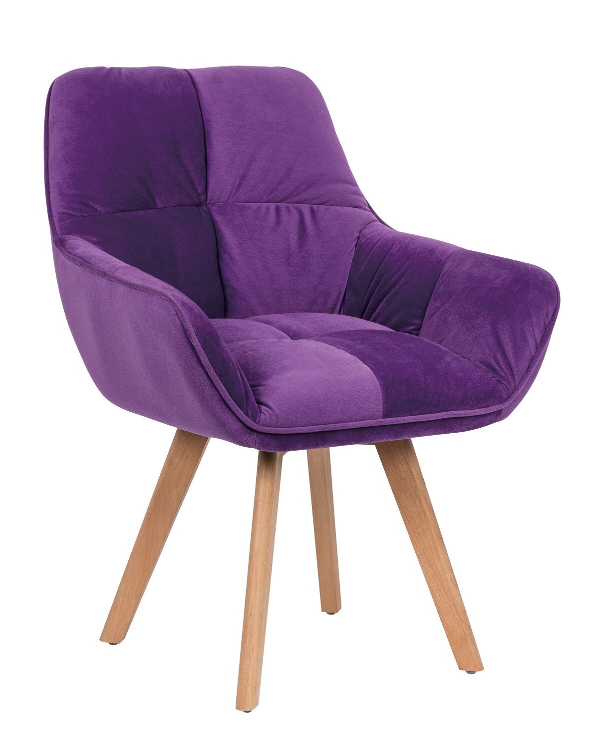 Обеденное кресло фиолетовое Soft