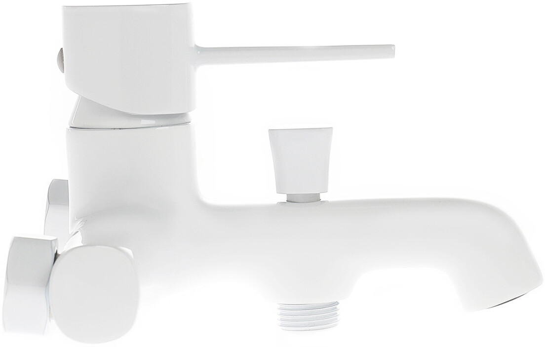 Смеситель для ванны белый Stworki "Эстерсунд" ES-03w - изображение 5