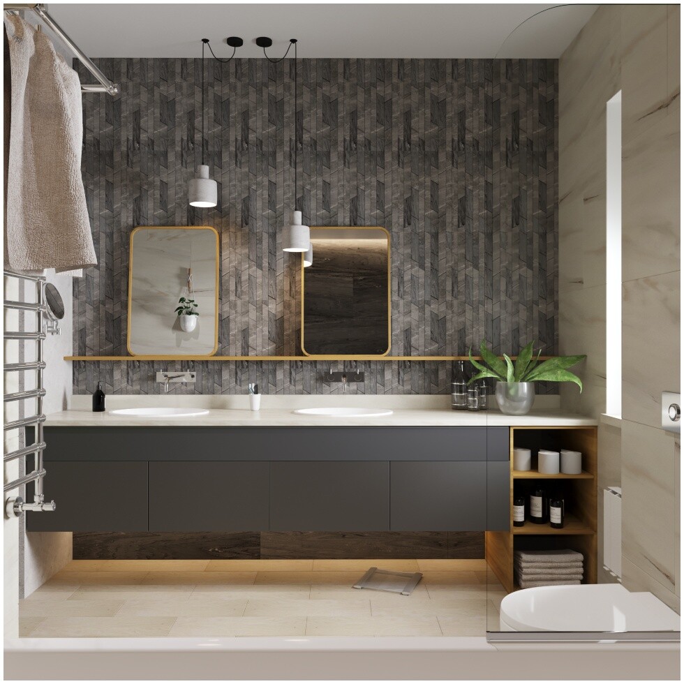 Ванна акриловая 180х80 см обрезанная белая 1ACReal Palermo Щ0000028758 - изображение 5