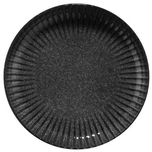 Салатник фарфоровый круглый 20 см 960 мл черный Crest
